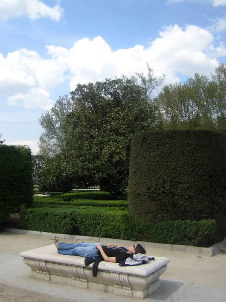 Madrit, Espanha - 12 de agosto de 2007: Vista dos principais lugares do centro — Fotografia de Stock