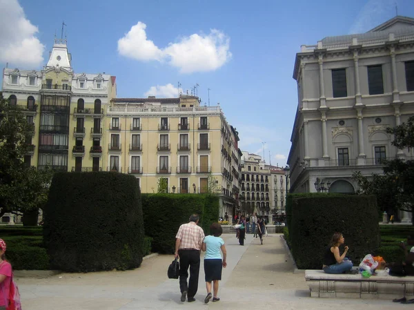 西班牙马德里特 - 2007年8月12日：中心顶位置的景观 — 图库照片