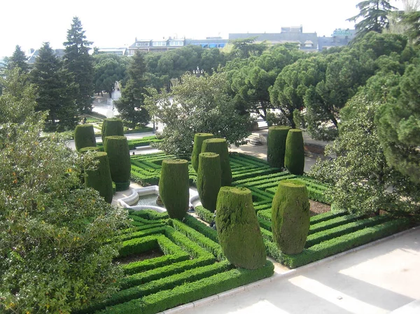 Madrit, Espagne - 12 Août 2007 : Vue des premières places du centre sur — Photo