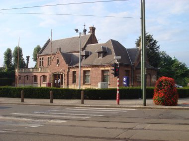 Belçika, Brüksel - 12 Ağustos 2008: Yaya olarak orta saha