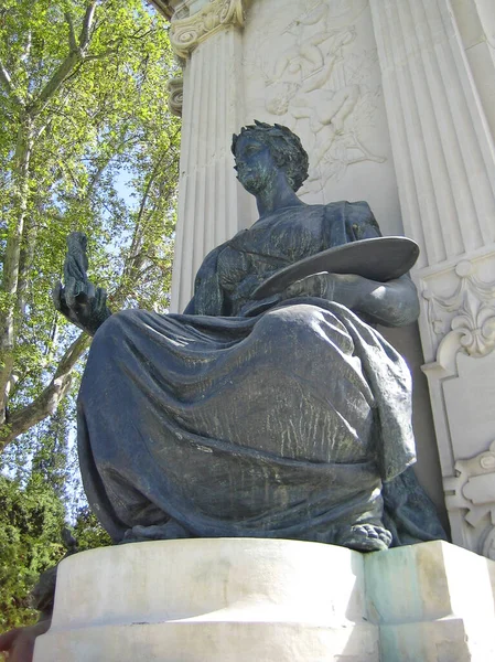 Madrid, Spain  - 12 August 2007: Vintage view of the center top — Stock Photo, Image