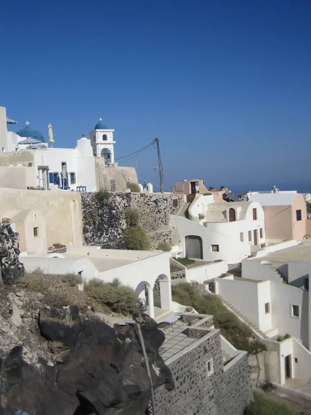 Santorin Griechenland Montag August 2007 Erkundung Der Insel Fuß Retro — Stockfoto