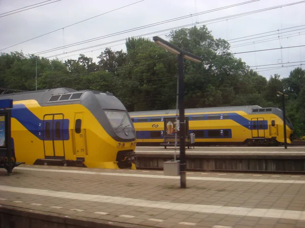 Amsterdam Olanda Mercoledì Luglio 2009 Vista Retrò Del Centro Passeggiando — Foto Stock