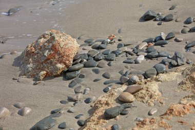 Kserokampos plaj taşları creta adası covid-19 bayramı 2020 yüksek kaliteli baskı