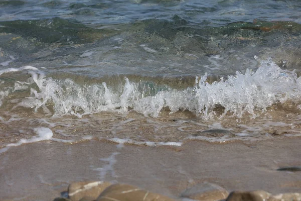 Verano Kserokampos Playa Creta Isla Covid Vacaciones Impresión Alta Calidad — Foto de Stock