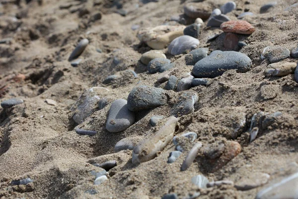 Kserokampos Plaża Kamienie Kreta Wyspa Covid Wakacje 2020 Wysokiej Jakości — Zdjęcie stockowe