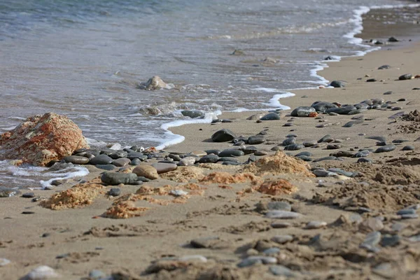 Yaz Kserokampos Plaj Creta Adası Covid Tatil Yüksek Kaliteli Baskı — Stok fotoğraf