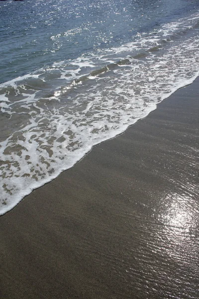 Ondas Cerca Estado Ánimo Verano Moderno Macro Fondo Impresión Alta —  Fotos de Stock