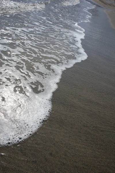 Ondas Cerca Estado Ánimo Verano Moderno Macro Fondo Impresión Alta —  Fotos de Stock