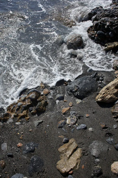 Ondas Cerca Estado Ánimo Verano Moderno Macro Fondo Impresión Alta — Foto de Stock