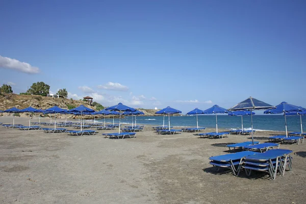 Férias Frangokastello Praia Creta Ilha Grécia Covid Temporada Fundo Moderno — Fotografia de Stock