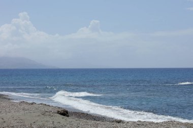Peristeres plajı rodakino Girit Adası ücretsiz kamp alanı covid-19 sezon modern yüksek kaliteli baskı