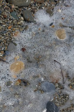 Plaj dalgaları makro arka plan peristeres beton ada covid-19 sezon modern yüksek kaliteli baskı