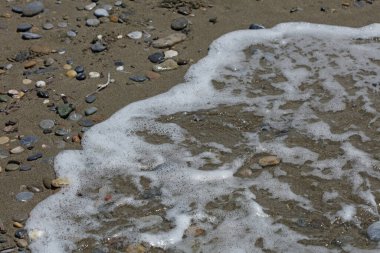 Plaj dalgaları makro arka plan peristeres beton ada covid-19 sezon modern yüksek kaliteli baskı