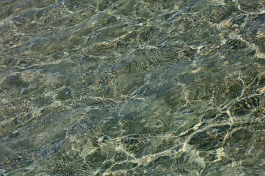 Temiz sahil suyu kristal rengi makro yaz arka plan covid-19 falassarna plajı modern yüksek kaliteli baskılar