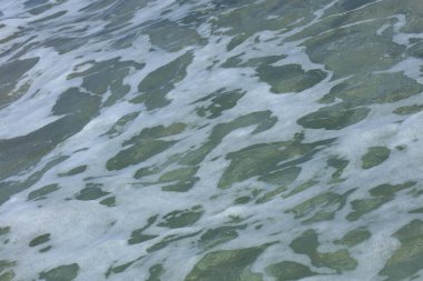 Temiz sahil suyu kristal rengi makro yaz arka plan covid-19 falassarna plajı modern yüksek kaliteli baskılar