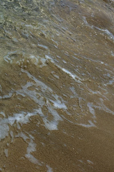 Temiz Sahil Suyu Kristal Rengi Makro Yaz Arka Plan Covid — Stok fotoğraf