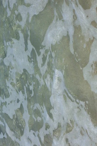 Czysta Plaża Woda Kryształ Kolor Makro Lato Tło Covid Falassarna — Zdjęcie stockowe