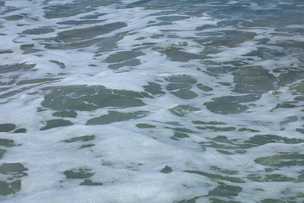 Clean Beach Water Crystal Color Macro Summer Background Covid Παραλία — Φωτογραφία Αρχείου