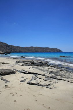 Kerdodasos plajı çimento özel mavi lagün cennet kırmızı kumsal yaz 2020 covid-19 tatil modern yüksek kaliteli baskılar