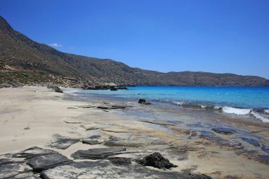 Kerdodasos plajı çimento özel mavi lagün cennet kırmızı kumsal yaz 2020 covid-19 tatil modern yüksek kaliteli baskılar