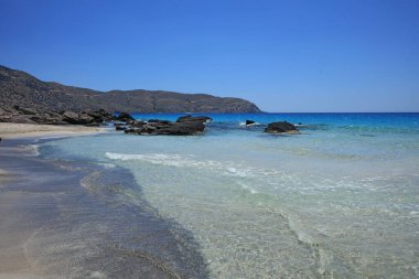 Kerdodasos plajı çimento özel mavi lagün cennet kırmızı kumsal yaz 2020 covid-19 tatil modern yüksek kaliteli baskılar