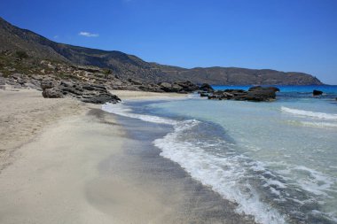 Kerdodasos plajı çimento özel mavi lagün cennet kırmızı kumsal yaz 2020 covid-19 tatil modern yüksek kaliteli baskılar