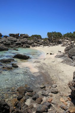 Kerdodasos plajı çimento özel mavi lagün cennet kırmızı kumsal yaz 2020 covid-19 tatil modern yüksek kaliteli baskılar