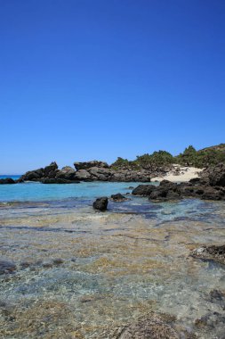 Kerdodasos plajı çimento özel mavi lagün cennet kırmızı kumsal yaz 2020 covid-19 tatil modern yüksek kaliteli baskılar