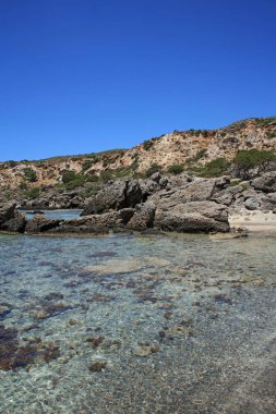 Kerdodasos plajı çimento özel mavi lagün cennet kırmızı kumsal yaz 2020 covid-19 tatil modern yüksek kaliteli baskılar