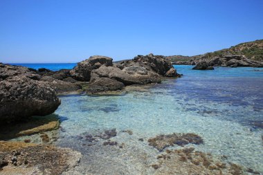 Kerdodasos plajı çimento özel mavi lagün cennet kırmızı kumsal yaz 2020 covid-19 tatil modern yüksek kaliteli baskılar