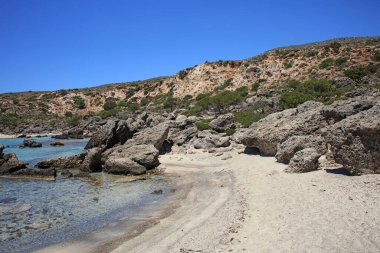 Kerdodasos plajı çimento özel mavi lagün cennet kırmızı kumsal yaz 2020 covid-19 tatil modern yüksek kaliteli baskılar