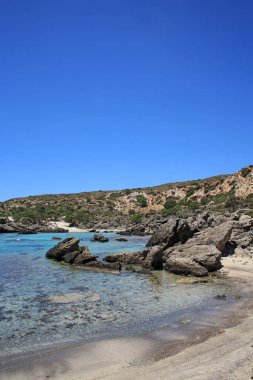 Kerdodasos plajı çimento özel mavi lagün cennet kırmızı kumsal yaz 2020 covid-19 tatil modern yüksek kaliteli baskılar