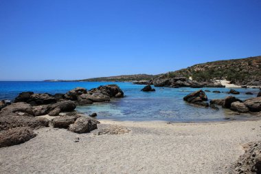 Kerdodasos plajı çimento özel mavi lagün cennet kırmızı kumsal yaz 2020 covid-19 tatil modern yüksek kaliteli baskılar