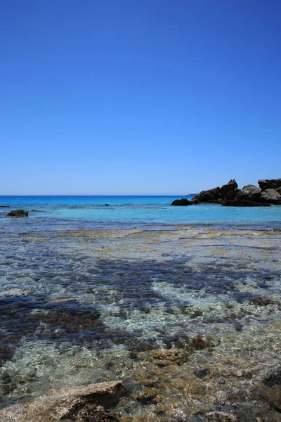 Kedrodasos Пляж Приватний Рай Блакитний Лагуна Зона Вільного Кемпінгу Кам — стокове фото