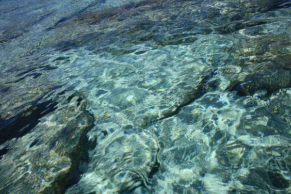 Kedrodasos Plaża Prywatny Raj Niebieski Laguny Bezpłatny Kemping Skaliste Wybrzeże — Zdjęcie stockowe