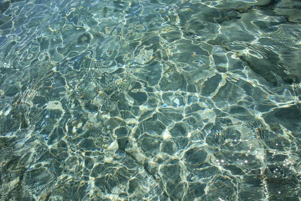 Praia Kedrodasos Paraíso Privado Lagoa Azul Área Acampamento Livre Costa — Fotografia de Stock