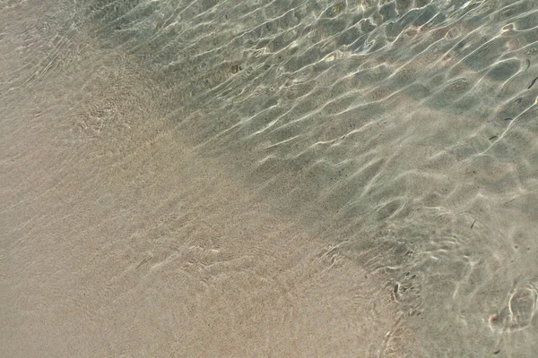 Nanılmaz Mavi Lagün Kedrodasos Plaj Creta Adası Kırmızı Kum Berrak — Stok fotoğraf