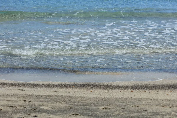 만큼푸른 드로다 해변의 모래때문에 필요하다 — 스톡 사진