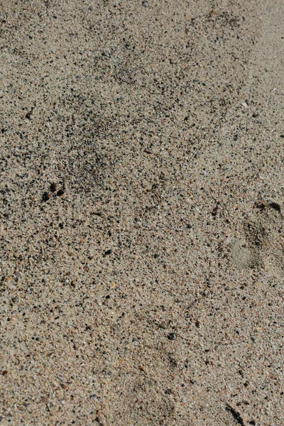 Spiaggia Sabbia Terra Macro Sfondo Covid Giugno Stagione Creta Isola — Foto Stock