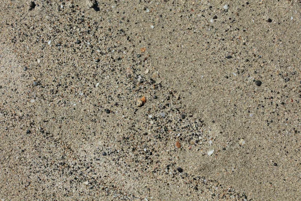 Spiaggia Sabbia Terra Macro Sfondo Covid Giugno Stagione Creta Isola — Foto Stock