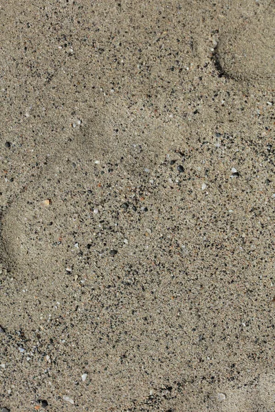 Beach Písek Zem Makro Pozadí Covid Červen Sezóna Creta Ostrov — Stock fotografie