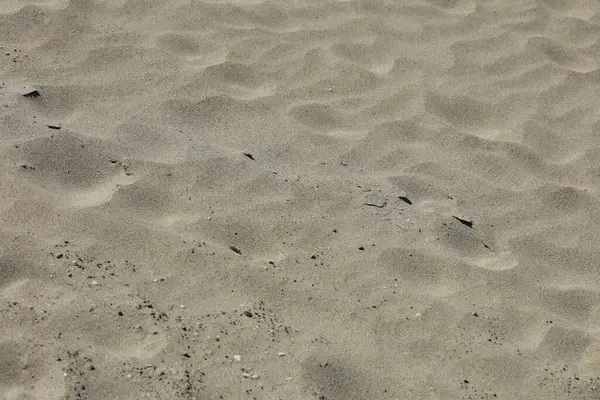Praia Areia Chão Macro Fundo Covid Junho Temporada Creta Ilha — Fotografia de Stock
