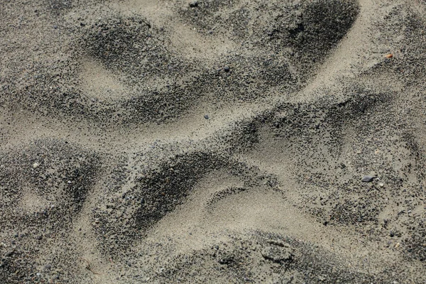 Beach Písek Zem Makro Pozadí Covid Červen Sezóna Creta Ostrov — Stock fotografie