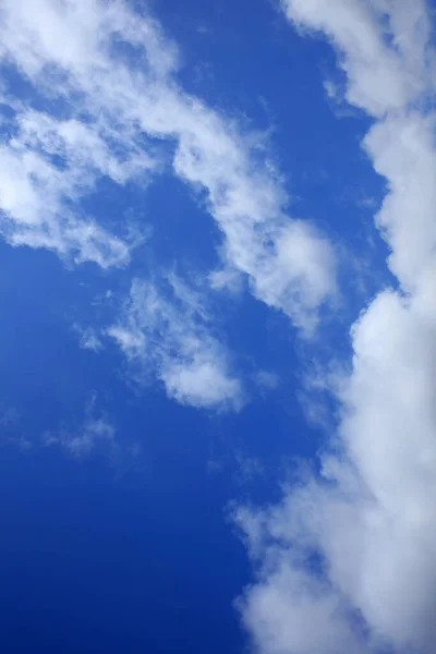 Céu Verão Com Nuvens Fundo Moderno Alta Qualidade Impressões Cinquenta — Fotografia de Stock