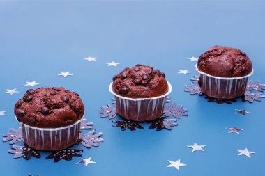 Noel çikolatalı kek. Noel tatlıları. Yılbaşı tatlısı