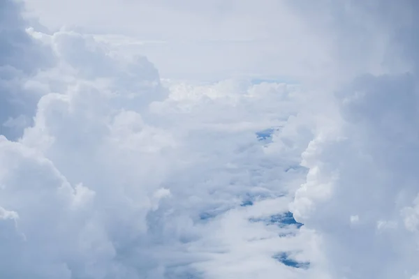 Хмарне Формування Взято Літака — стокове фото