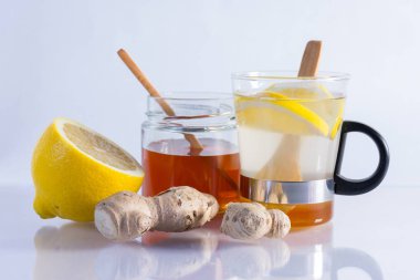 Zencefil bal ve limon infüzyon