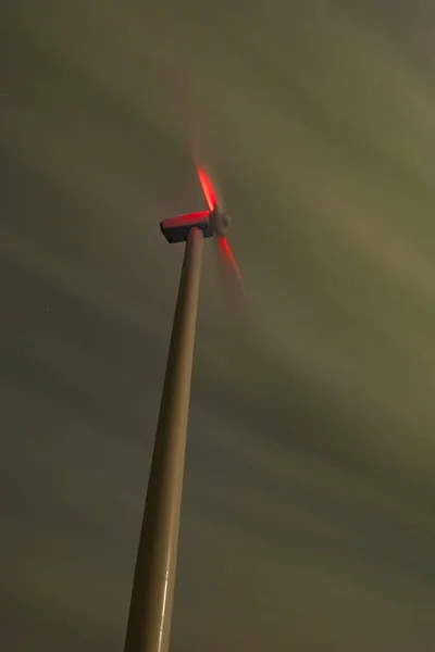 風車の夜 — ストック写真