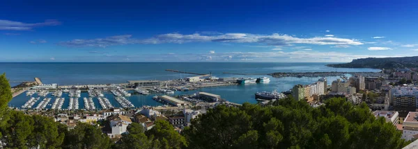 Denia Port von der Burg aus — Stockfoto